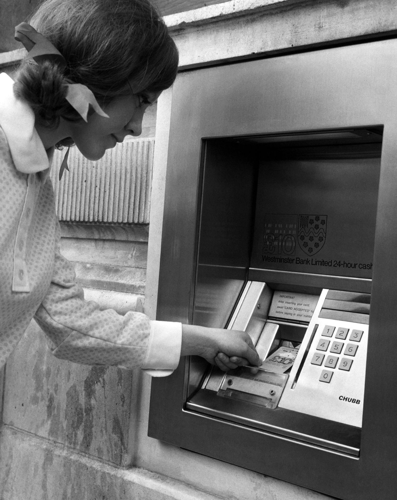 1969: First ATM